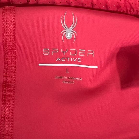 Spyder Women’s Gym Shorts Coral Athletic Activewear Size Large NWT - Picture 5 of 8